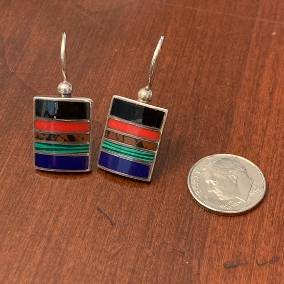 Multi Color Earrings - Picture 3 of 3